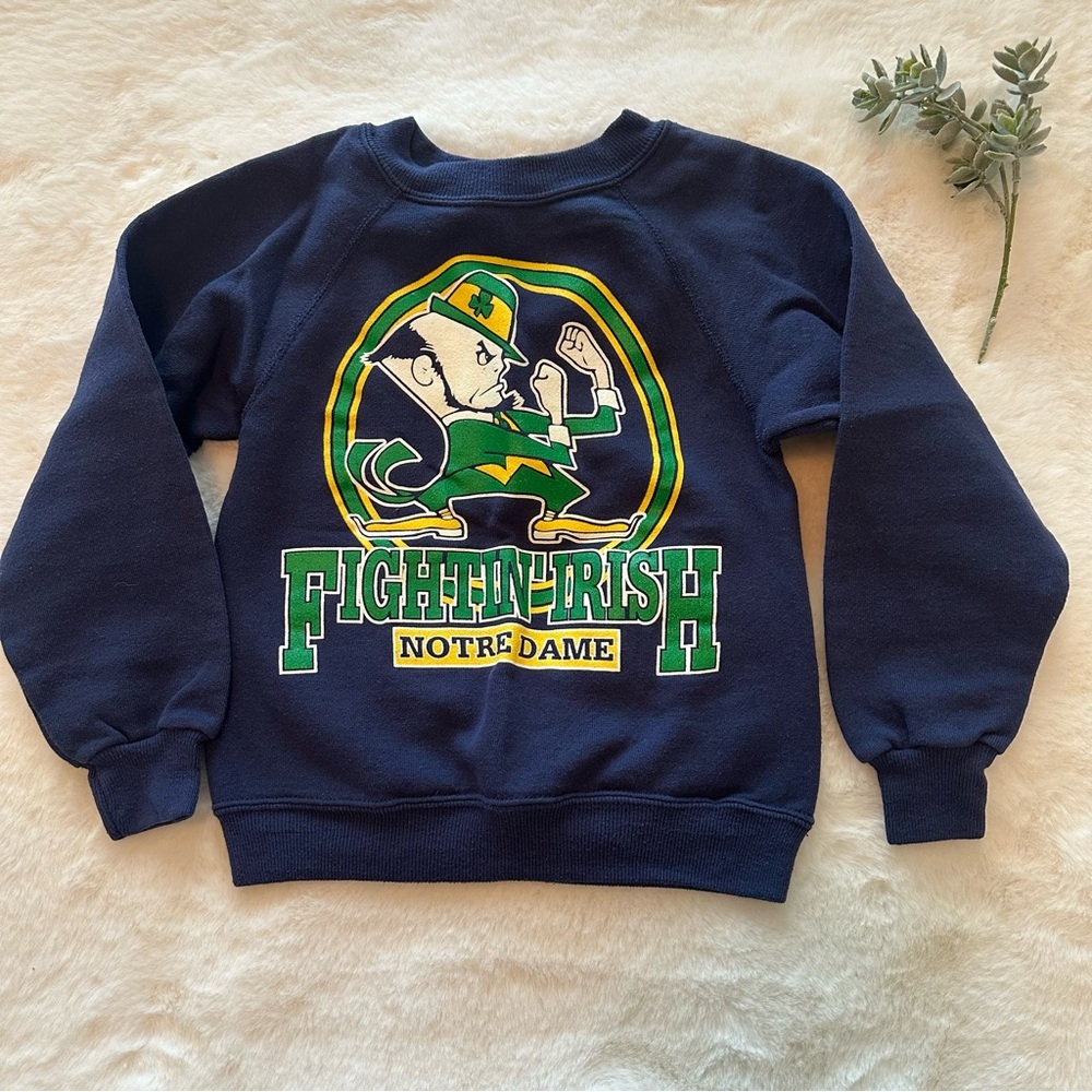 Notre Dame | GUC - Vintage Champknit Fighting Irish Sweatshirt - Size XS